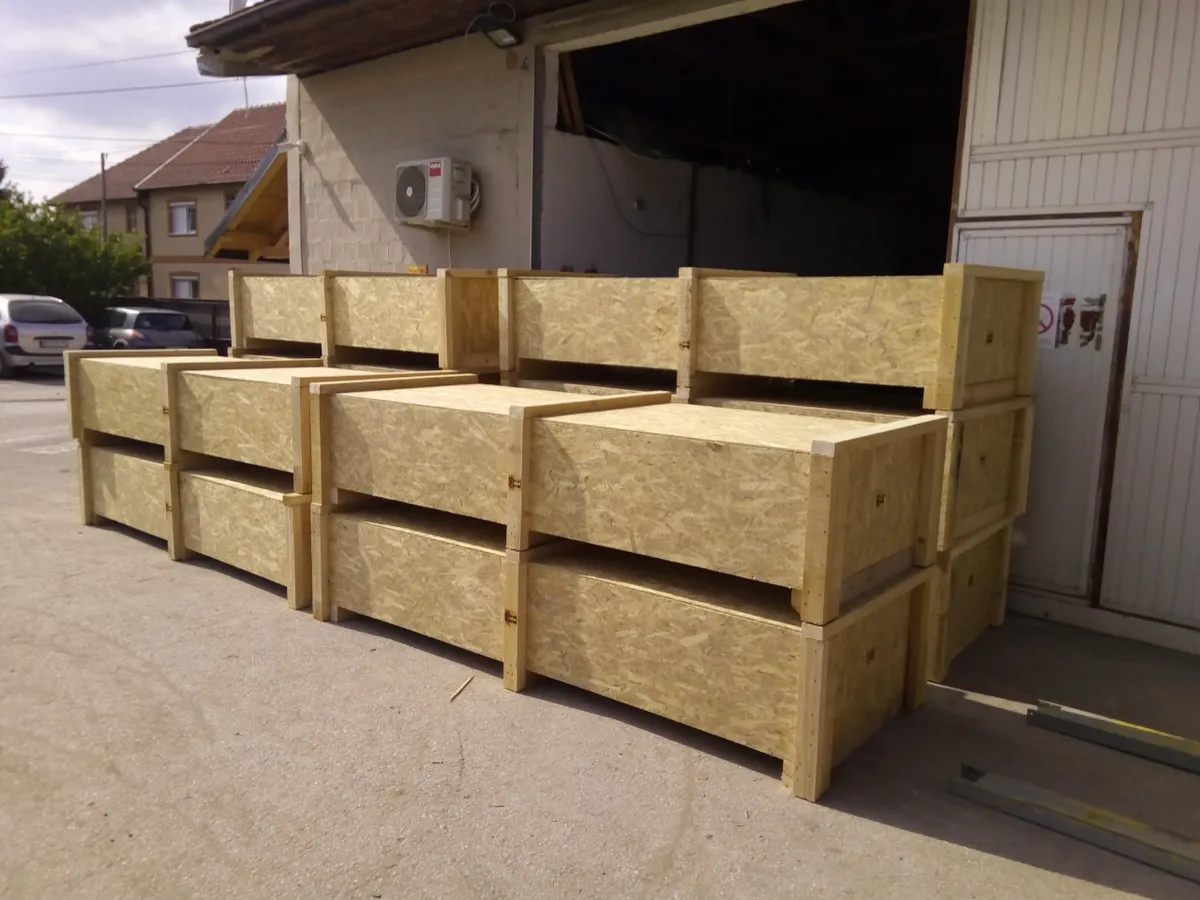 Specijalni drveni sanduk po meri — Logistika pakovanja